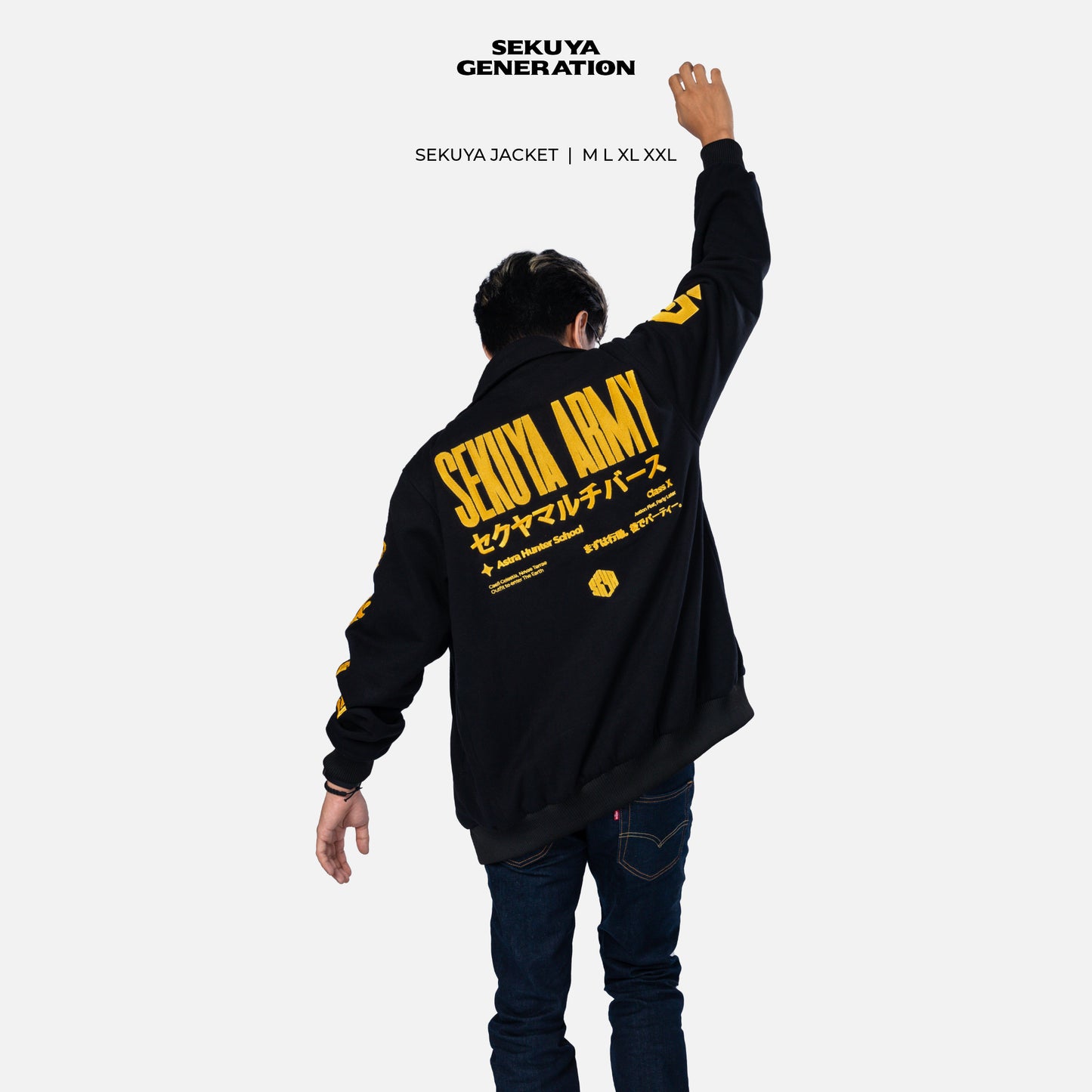 Jacket Sekuya Army Black