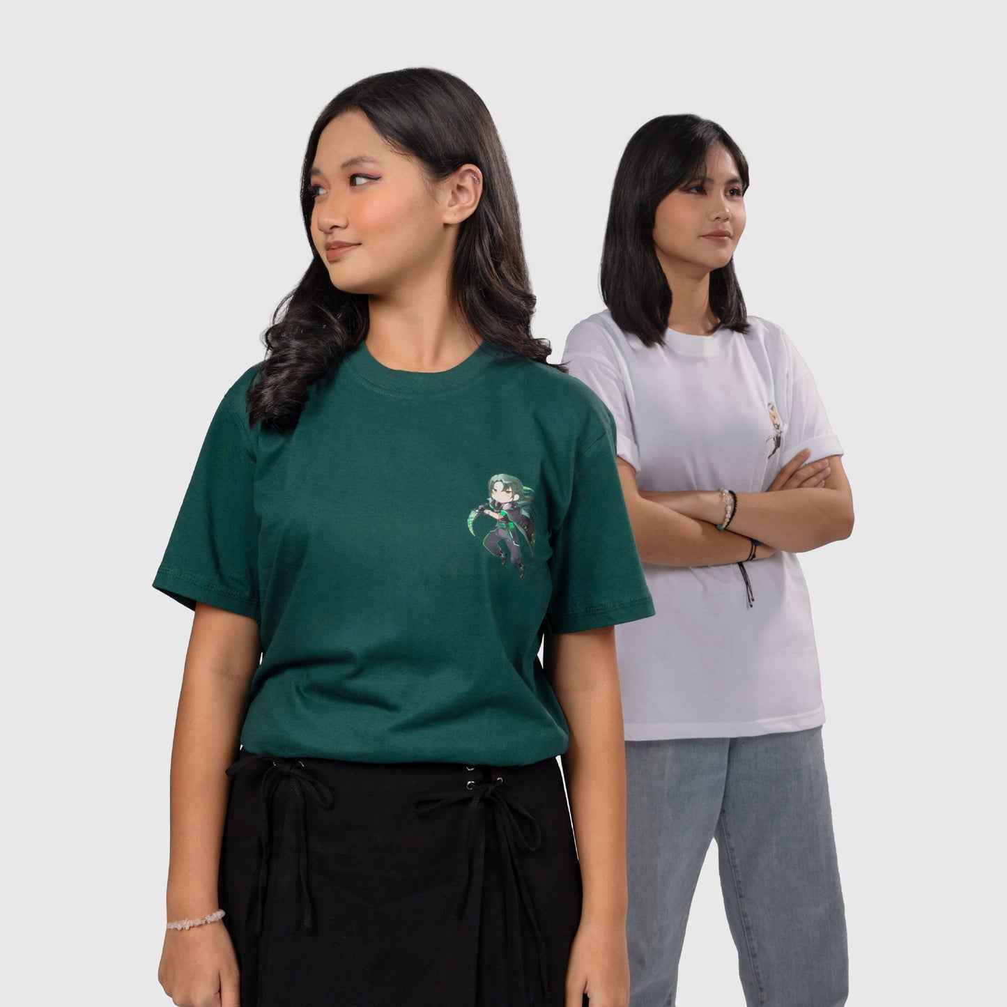 Oversize Sekuya Maki Green T-Shirt